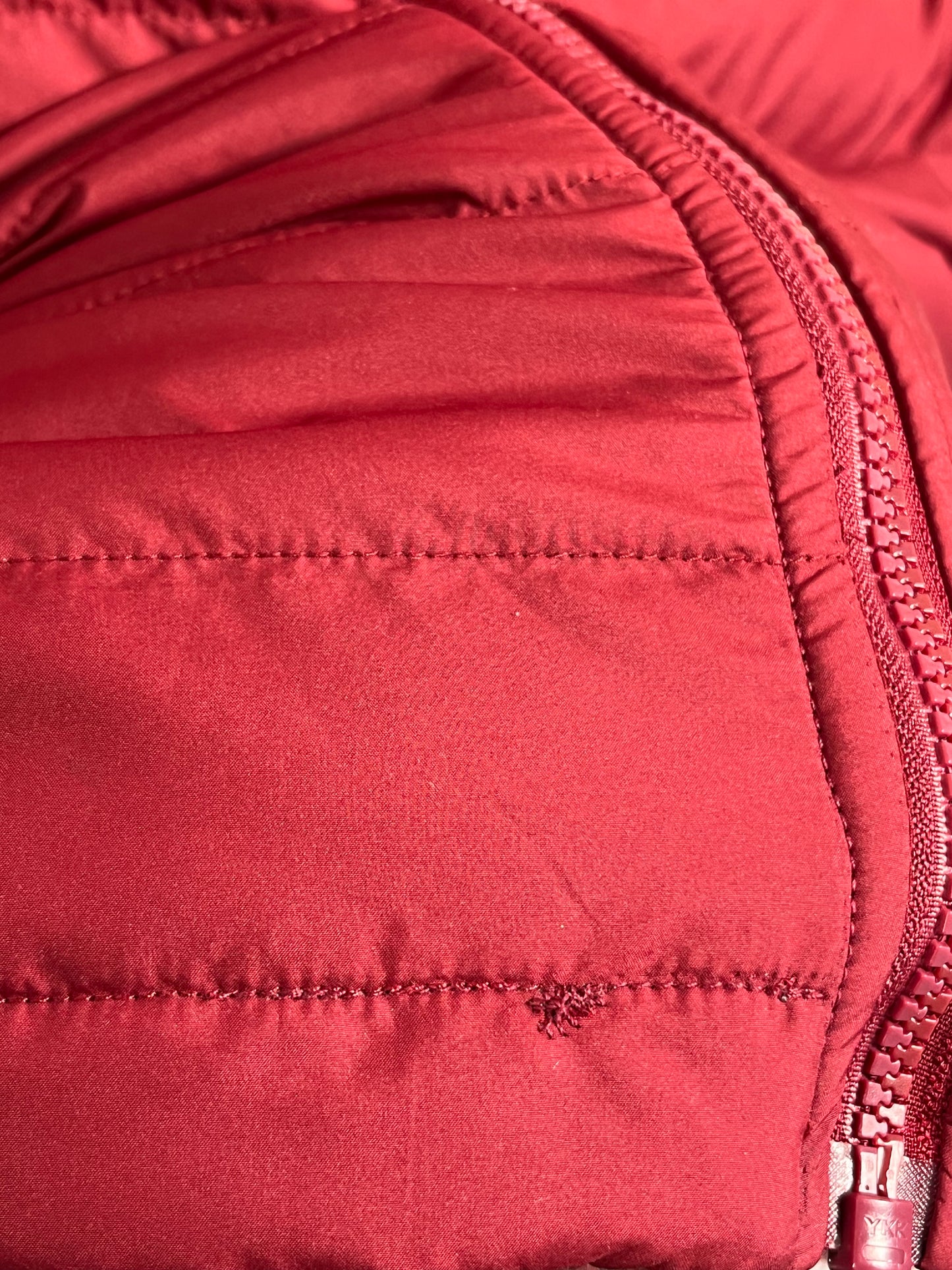 Maroon north face jacket, size S wmns, $110 TNF0009