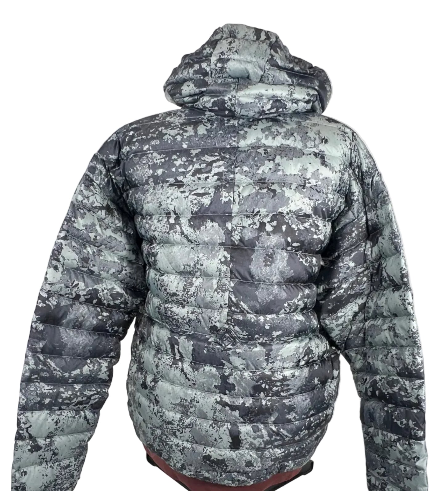 CAMO GREEN AND BROWN Kathmandu down filled anorak size S KMD0015 $55