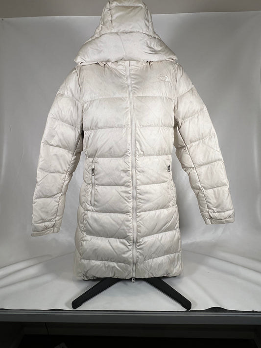WHITE North Face Metropolis longline down jacket size US-S TNF0001 $150