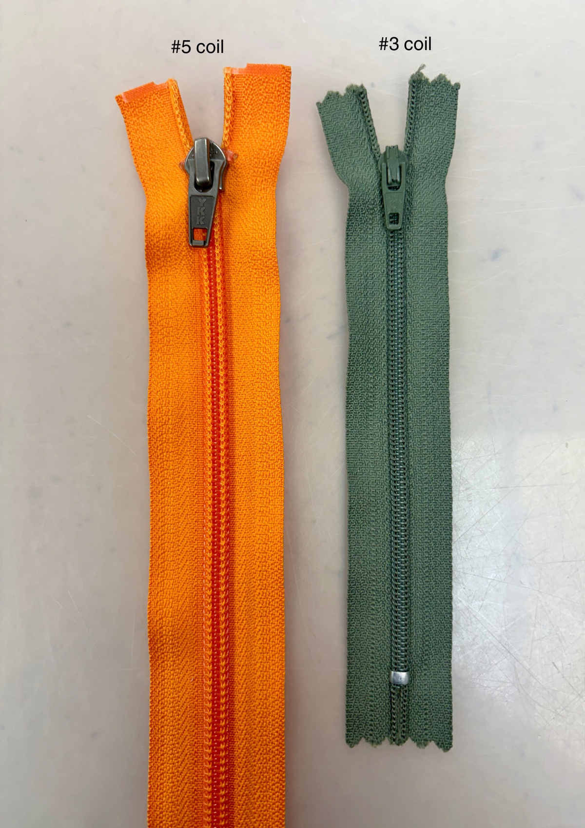 Standard slider for YKK coil zips