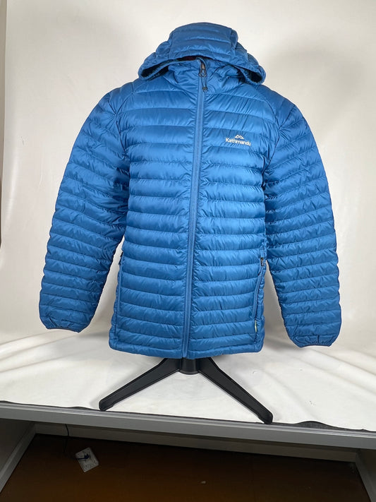 BLUE Kathmandu heli hooded down jacket size M KMD0014 $60