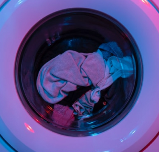 Washing of down and synthetic bags.