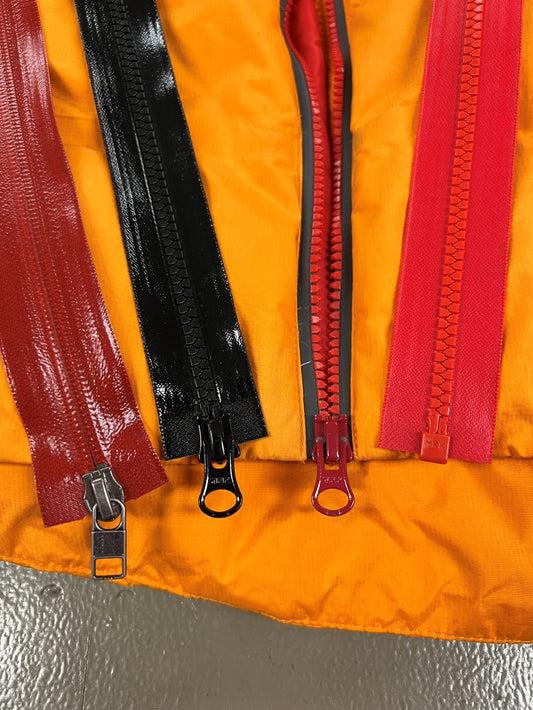 Zip repairs and replacements.